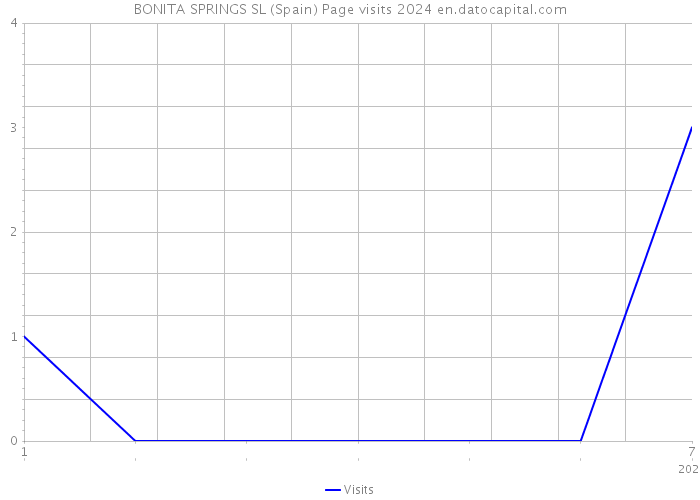 BONITA SPRINGS SL (Spain) Page visits 2024 