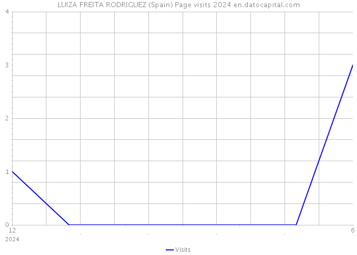 LUIZA FREITA RODRIGUEZ (Spain) Page visits 2024 