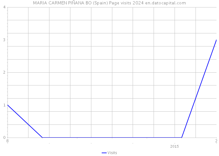 MARIA CARMEN PIÑANA BO (Spain) Page visits 2024 