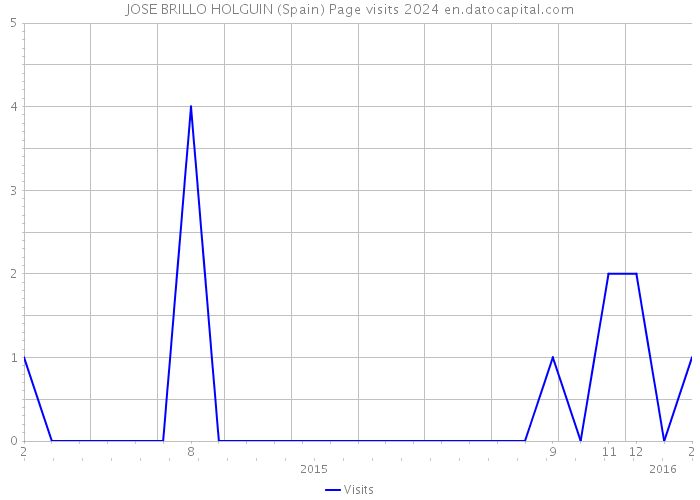 JOSE BRILLO HOLGUIN (Spain) Page visits 2024 