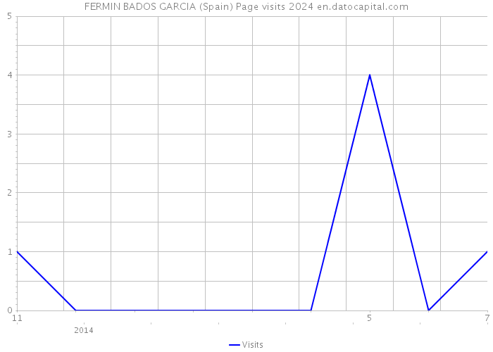 FERMIN BADOS GARCIA (Spain) Page visits 2024 