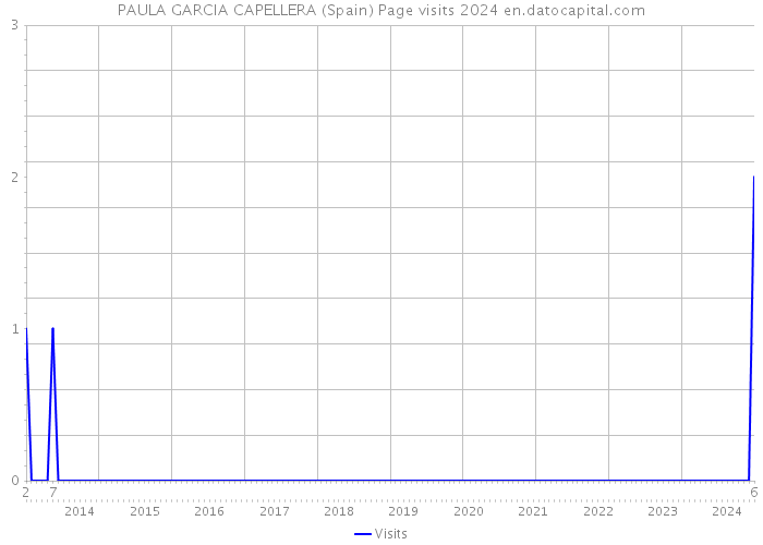 PAULA GARCIA CAPELLERA (Spain) Page visits 2024 