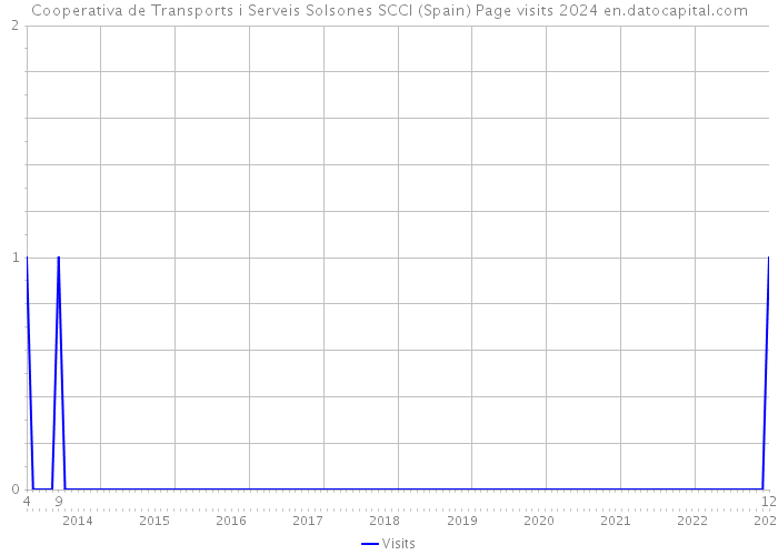 Cooperativa de Transports i Serveis Solsones SCCl (Spain) Page visits 2024 