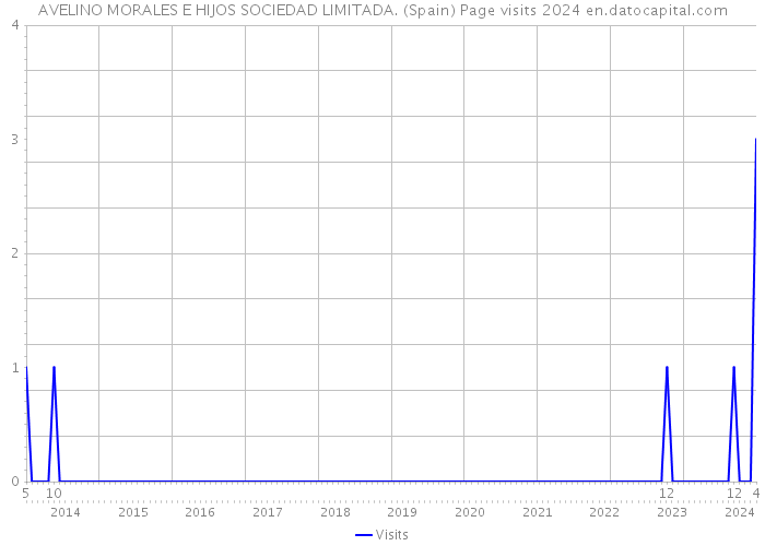 AVELINO MORALES E HIJOS SOCIEDAD LIMITADA. (Spain) Page visits 2024 