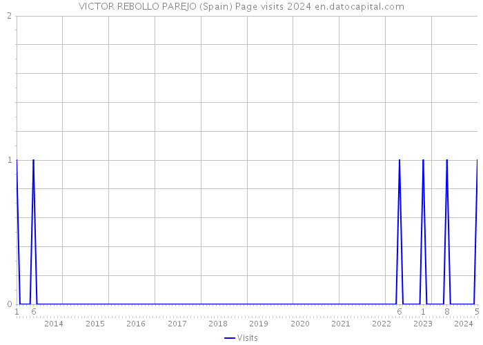 VICTOR REBOLLO PAREJO (Spain) Page visits 2024 