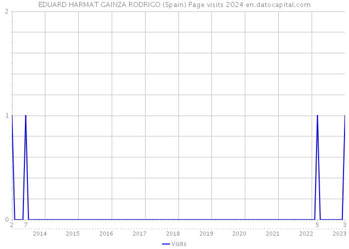 EDUARD HARMAT GAINZA RODRIGO (Spain) Page visits 2024 