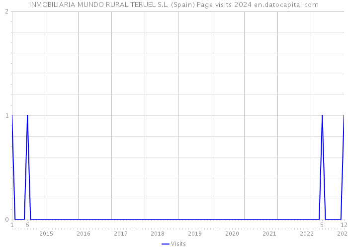 INMOBILIARIA MUNDO RURAL TERUEL S.L. (Spain) Page visits 2024 