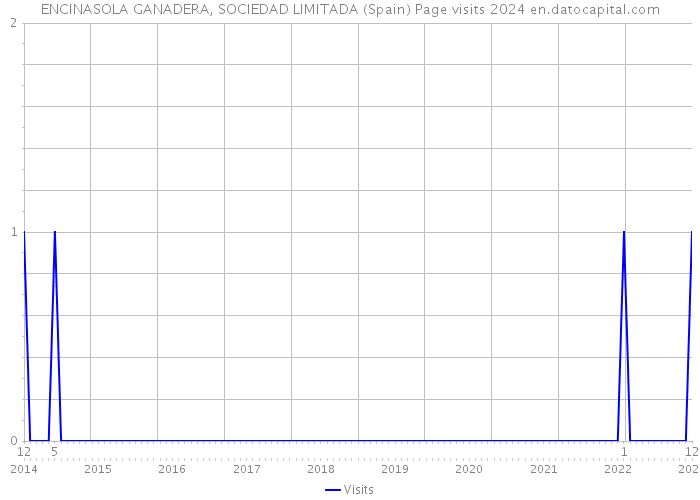 ENCINASOLA GANADERA, SOCIEDAD LIMITADA (Spain) Page visits 2024 