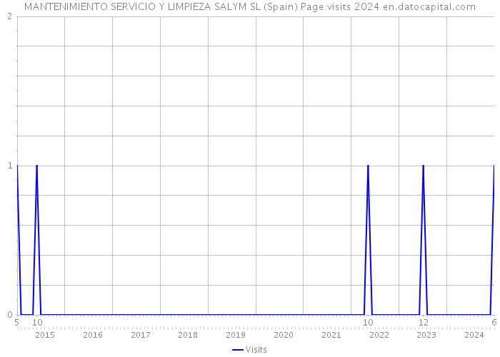 MANTENIMIENTO SERVICIO Y LIMPIEZA SALYM SL (Spain) Page visits 2024 