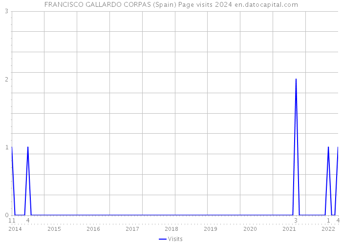 FRANCISCO GALLARDO CORPAS (Spain) Page visits 2024 
