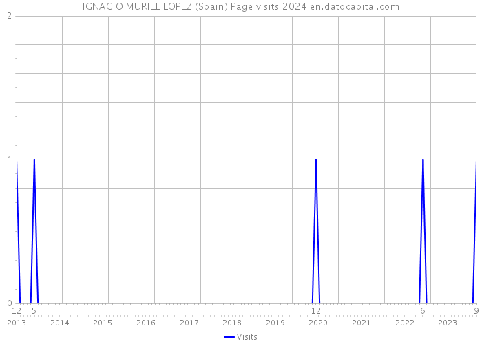 IGNACIO MURIEL LOPEZ (Spain) Page visits 2024 