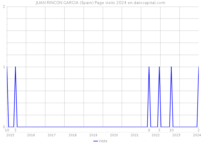 JUAN RINCON GARCIA (Spain) Page visits 2024 