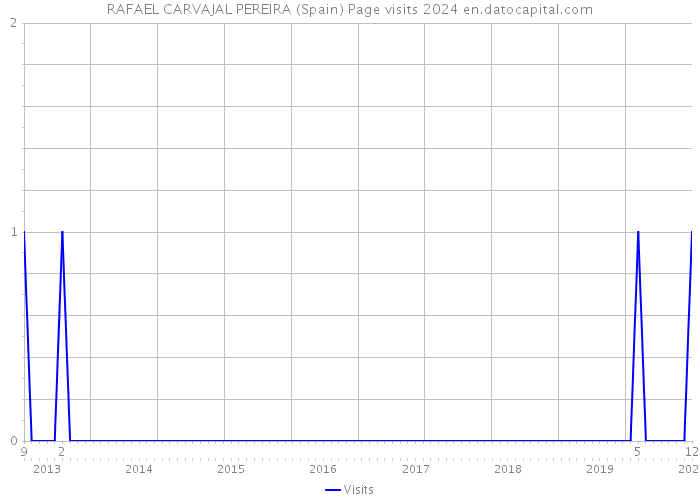 RAFAEL CARVAJAL PEREIRA (Spain) Page visits 2024 