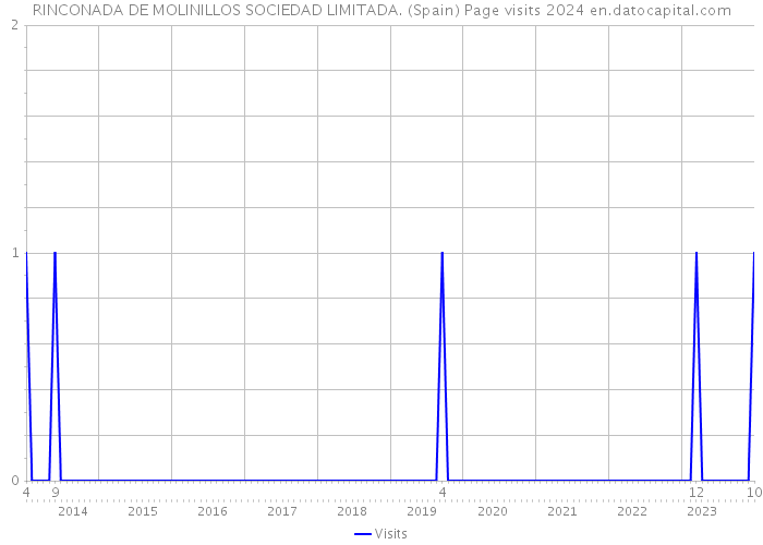 RINCONADA DE MOLINILLOS SOCIEDAD LIMITADA. (Spain) Page visits 2024 