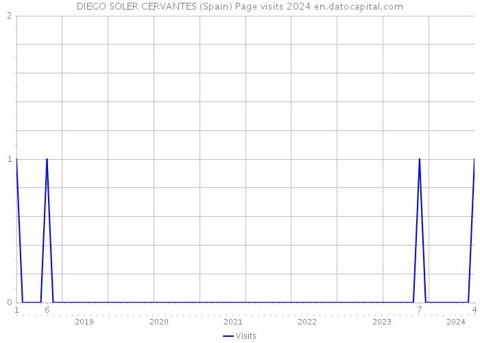DIEGO SOLER CERVANTES (Spain) Page visits 2024 