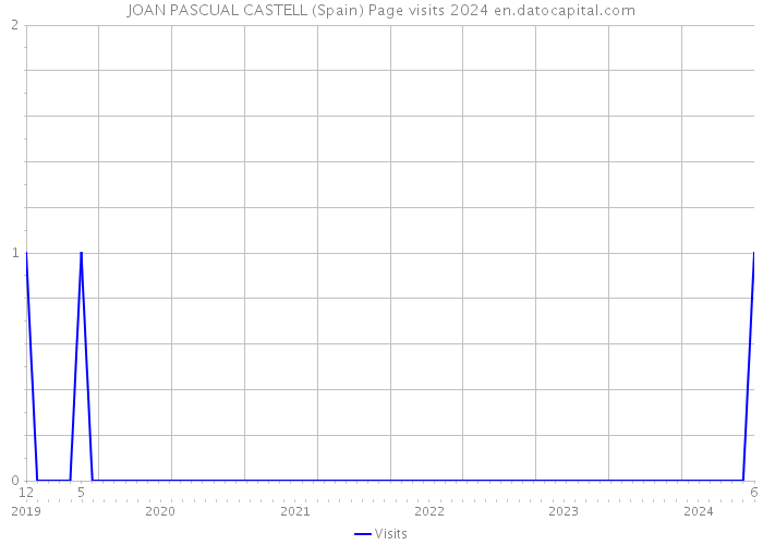 JOAN PASCUAL CASTELL (Spain) Page visits 2024 