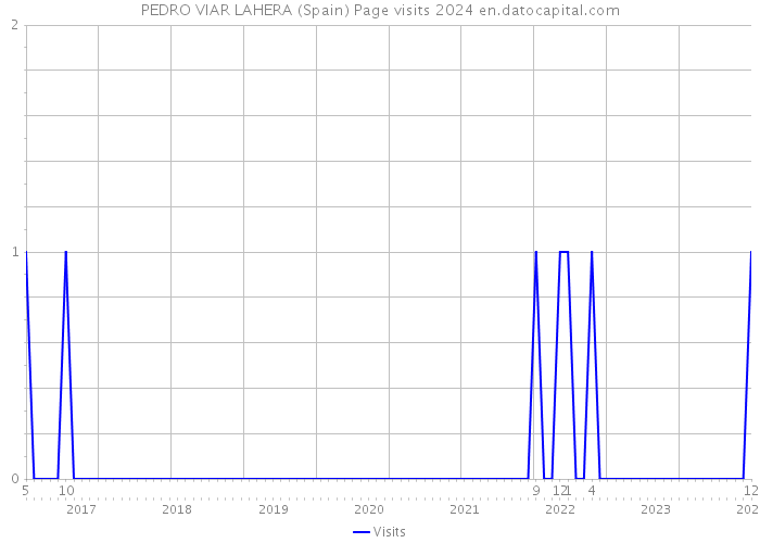 PEDRO VIAR LAHERA (Spain) Page visits 2024 
