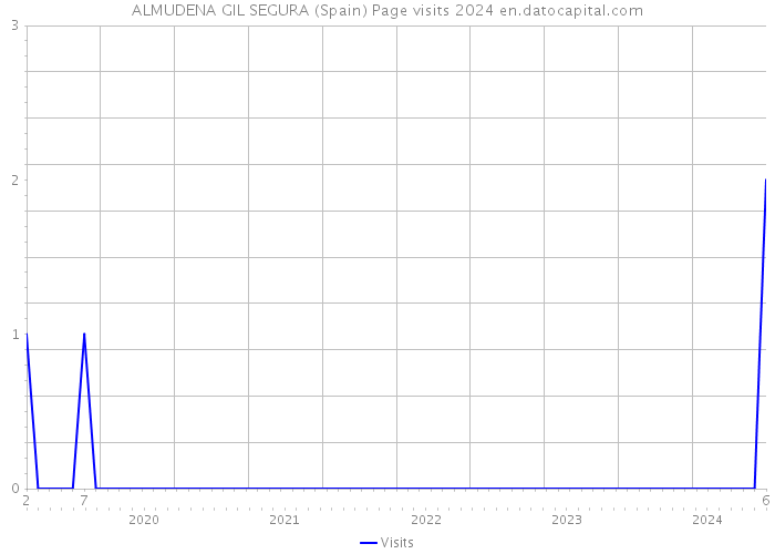 ALMUDENA GIL SEGURA (Spain) Page visits 2024 