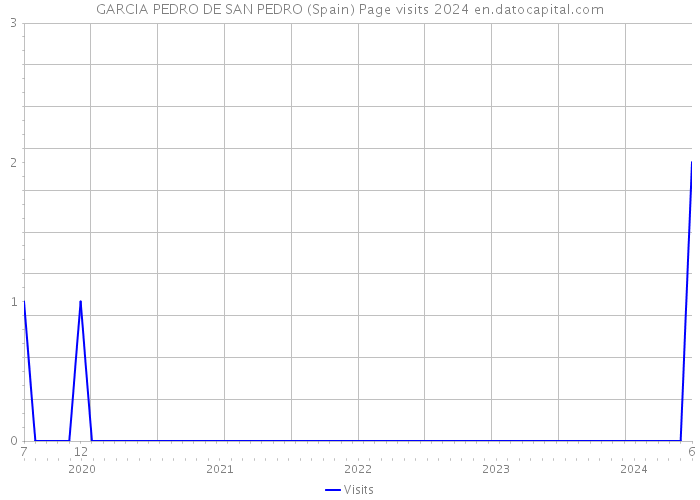 GARCIA PEDRO DE SAN PEDRO (Spain) Page visits 2024 