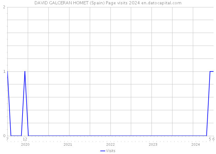 DAVID GALCERAN HOMET (Spain) Page visits 2024 