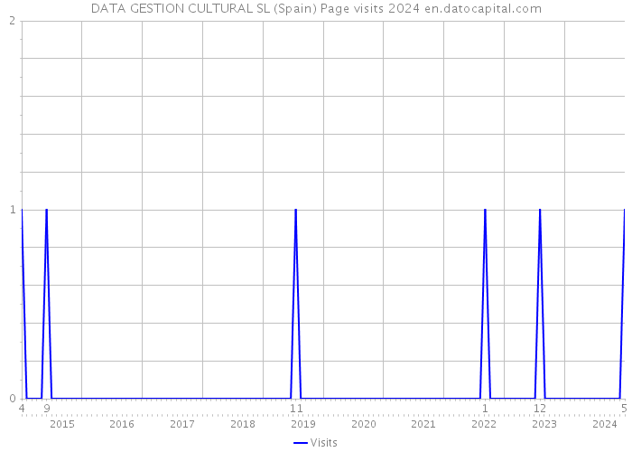 DATA GESTION CULTURAL SL (Spain) Page visits 2024 