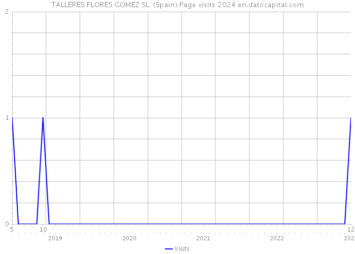 TALLERES FLORES GOMEZ SL. (Spain) Page visits 2024 