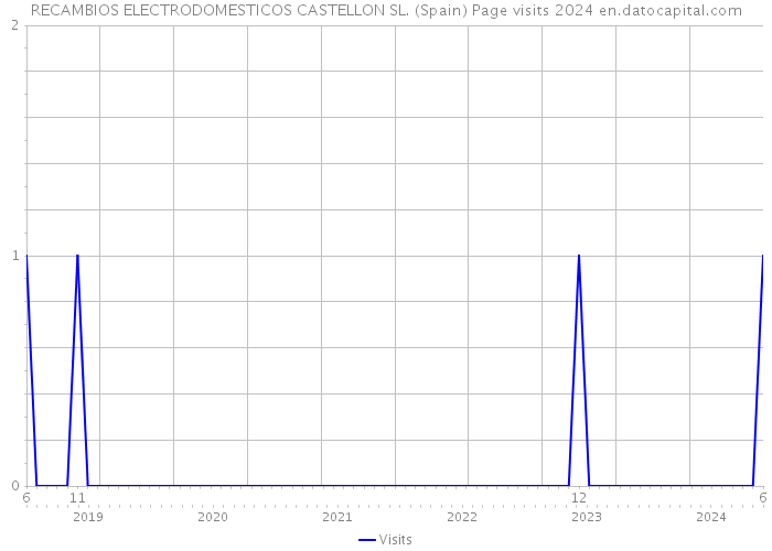 RECAMBIOS ELECTRODOMESTICOS CASTELLON SL. (Spain) Page visits 2024 