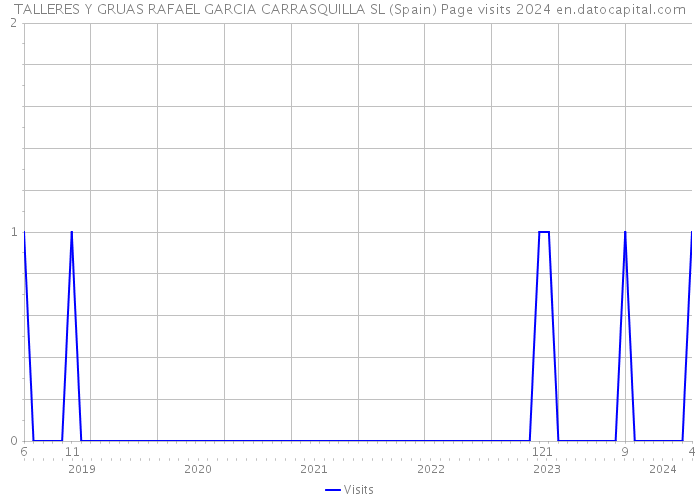 TALLERES Y GRUAS RAFAEL GARCIA CARRASQUILLA SL (Spain) Page visits 2024 