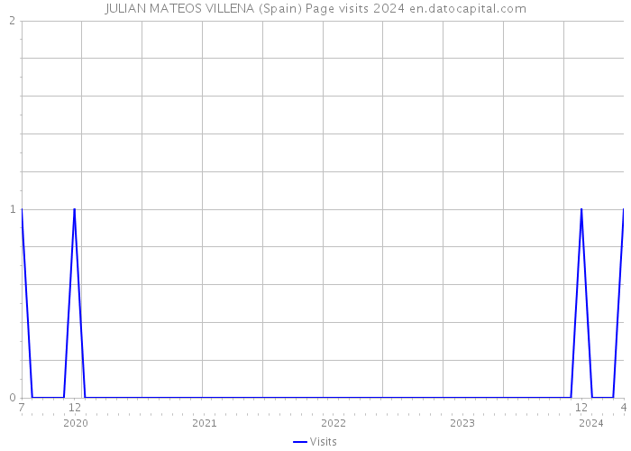 JULIAN MATEOS VILLENA (Spain) Page visits 2024 