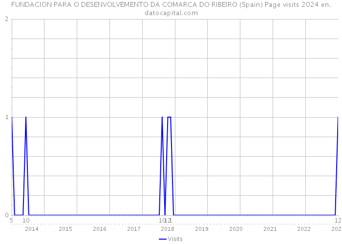 FUNDACION PARA O DESENVOLVEMENTO DA COMARCA DO RIBEIRO (Spain) Page visits 2024 