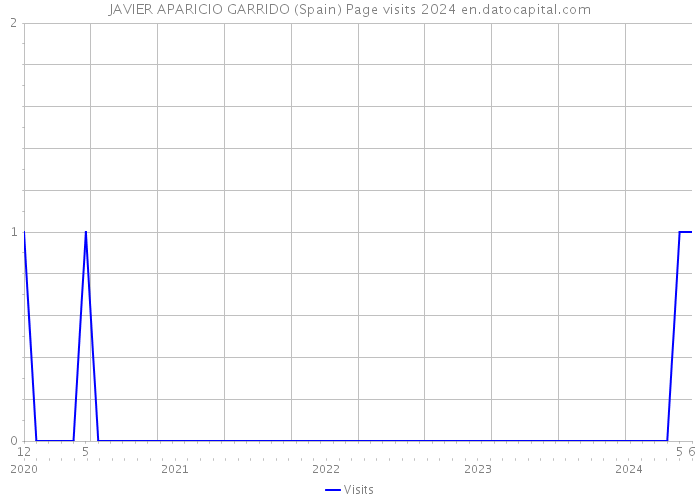 JAVIER APARICIO GARRIDO (Spain) Page visits 2024 