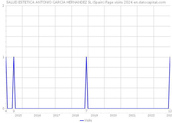 SALUD ESTETICA ANTONIO GARCIA HERNANDEZ SL (Spain) Page visits 2024 