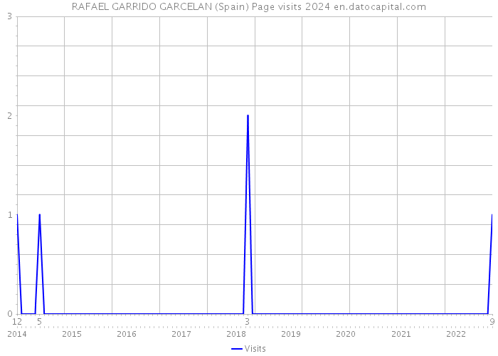 RAFAEL GARRIDO GARCELAN (Spain) Page visits 2024 