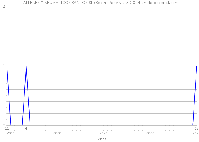 TALLERES Y NEUMATICOS SANTOS SL (Spain) Page visits 2024 