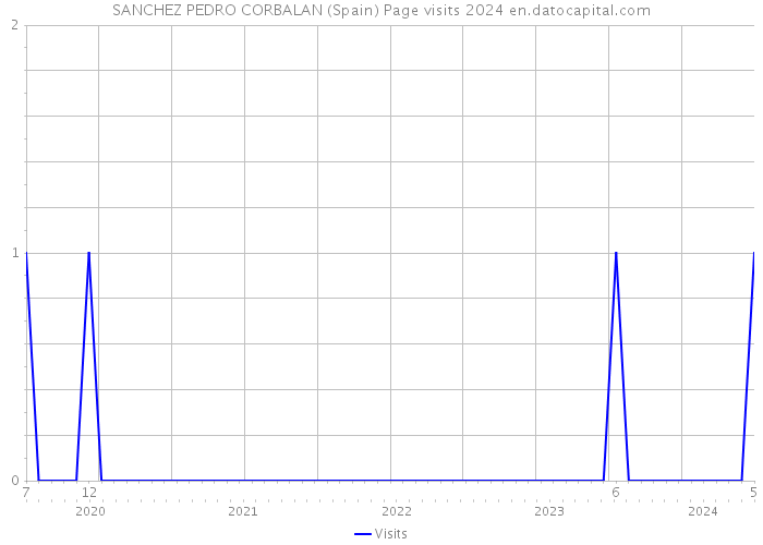 SANCHEZ PEDRO CORBALAN (Spain) Page visits 2024 