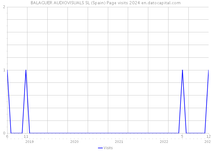 BALAGUER AUDIOVISUALS SL (Spain) Page visits 2024 