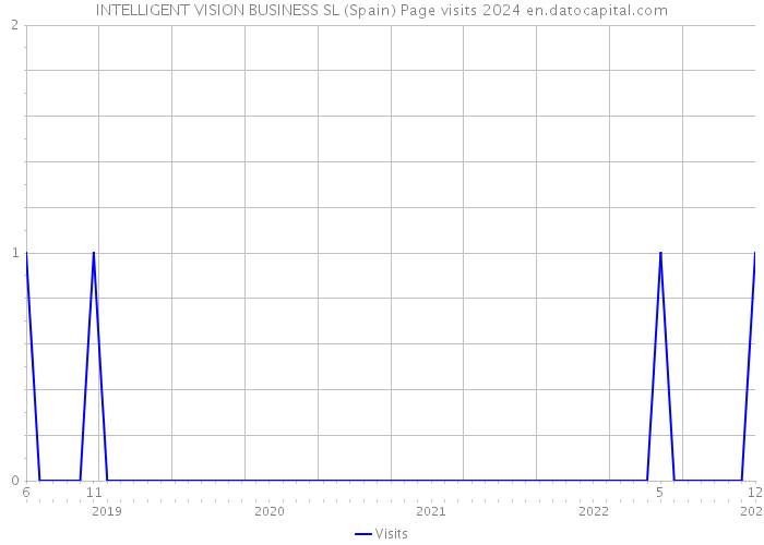 INTELLIGENT VISION BUSINESS SL (Spain) Page visits 2024 