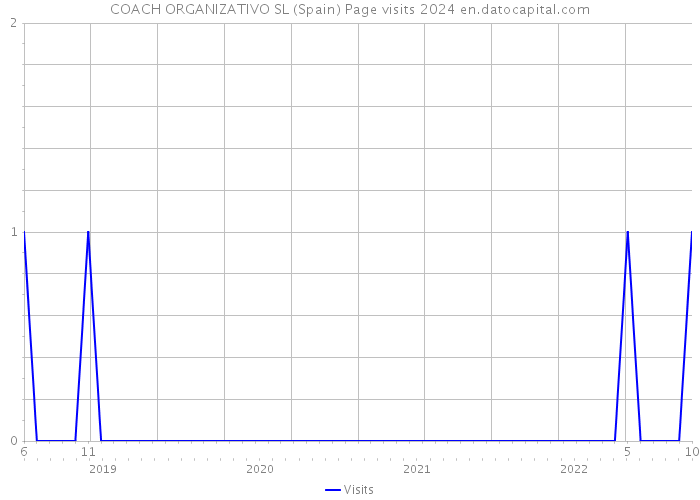 COACH ORGANIZATIVO SL (Spain) Page visits 2024 