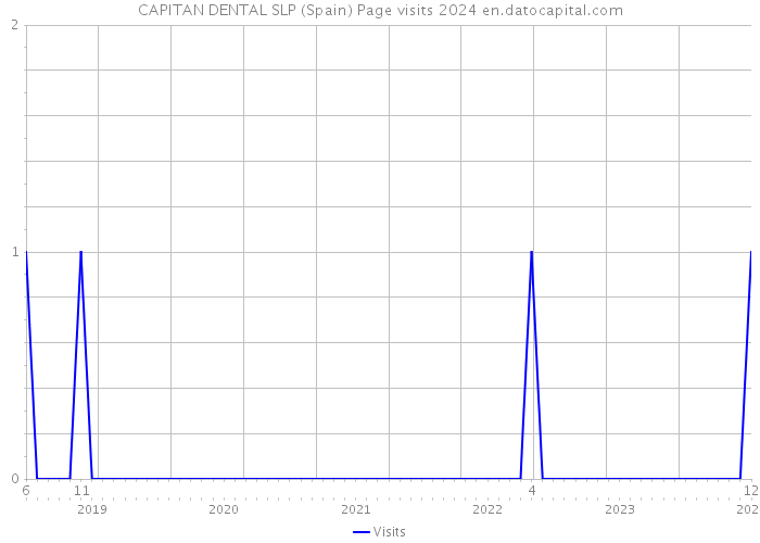CAPITAN DENTAL SLP (Spain) Page visits 2024 