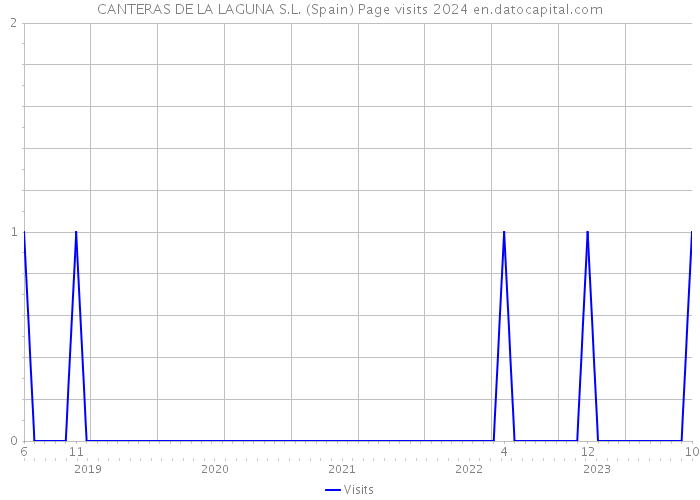 CANTERAS DE LA LAGUNA S.L. (Spain) Page visits 2024 