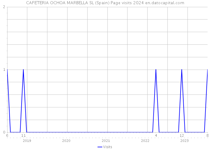 CAFETERIA OCHOA MARBELLA SL (Spain) Page visits 2024 