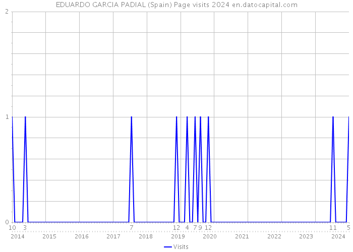 EDUARDO GARCIA PADIAL (Spain) Page visits 2024 