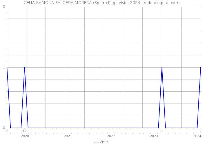 CELIA RAMONA SALCEDA MORERA (Spain) Page visits 2024 