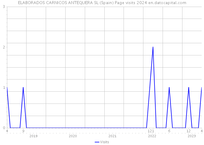 ELABORADOS CARNICOS ANTEQUERA SL (Spain) Page visits 2024 