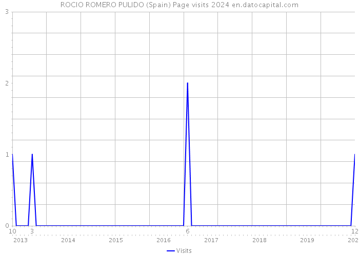 ROCIO ROMERO PULIDO (Spain) Page visits 2024 