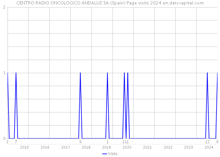 CENTRO RADIO ONCOLOGICO ANDALUZ SA (Spain) Page visits 2024 