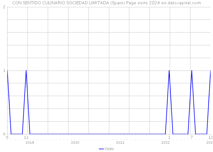 CON SENTIDO CULINARIO SOCIEDAD LIMITADA (Spain) Page visits 2024 