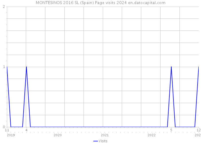 MONTESINOS 2016 SL (Spain) Page visits 2024 