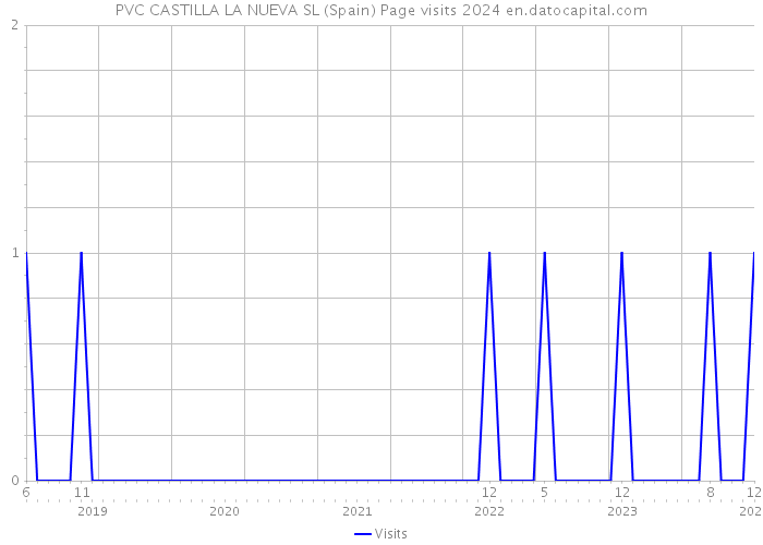 PVC CASTILLA LA NUEVA SL (Spain) Page visits 2024 
