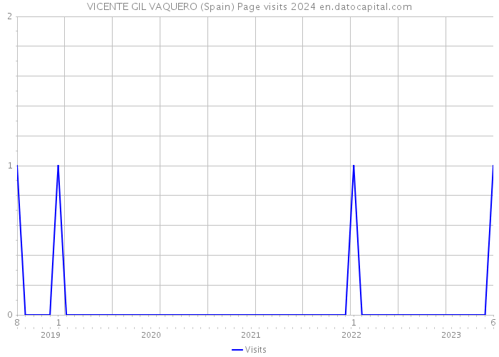 VICENTE GIL VAQUERO (Spain) Page visits 2024 